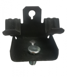 Hammer-on beam flange clamp with 1/4-20 stud