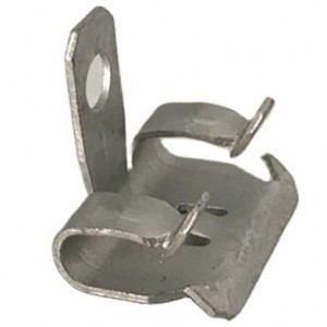 Hammer-on beam flange clip